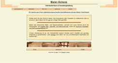 Desktop Screenshot of maler-schanz.de