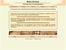 Tablet Screenshot of maler-schanz.de